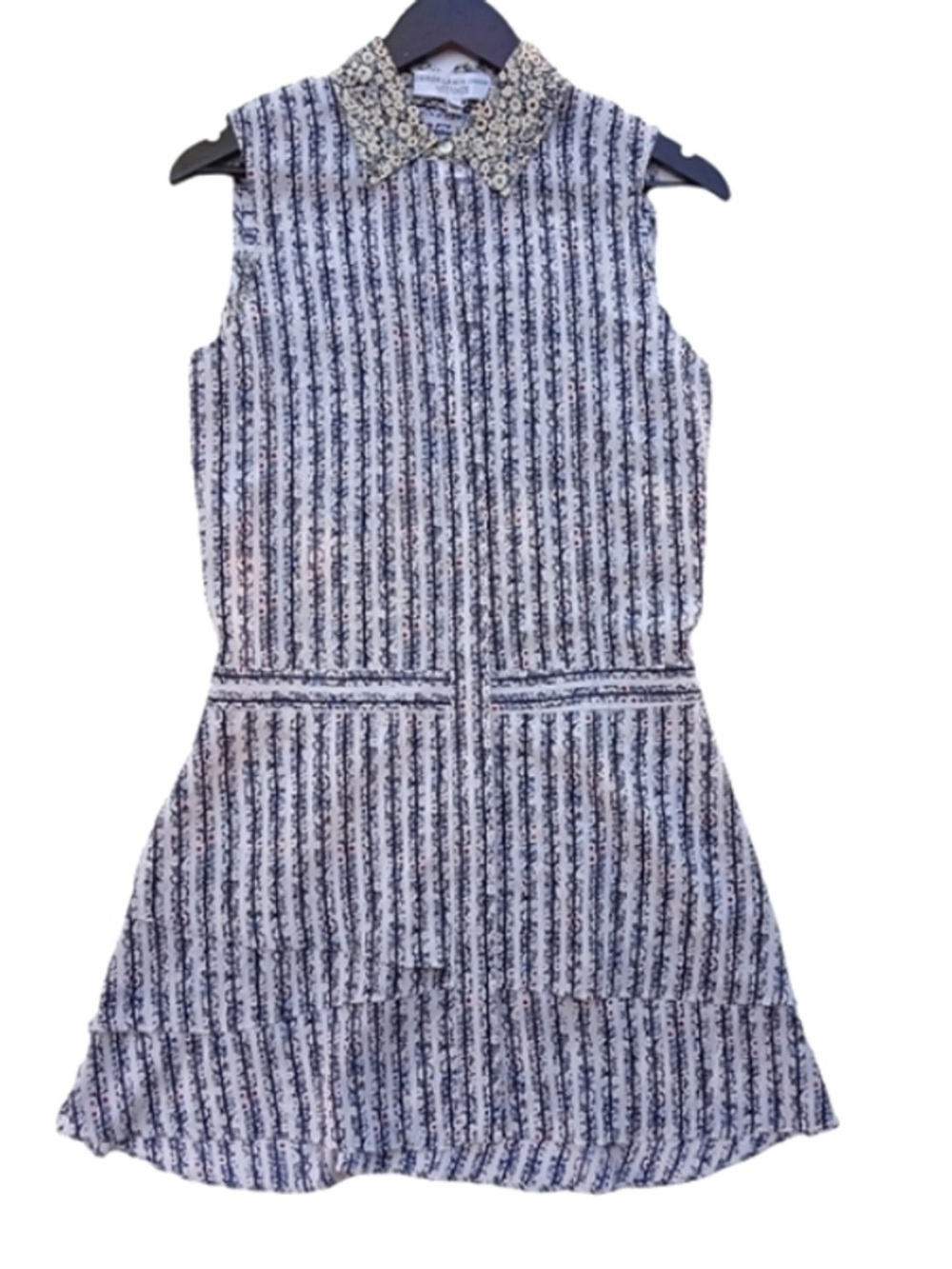 Derek Lam 10 Crosby Intermix Silk Floral Mini Dress